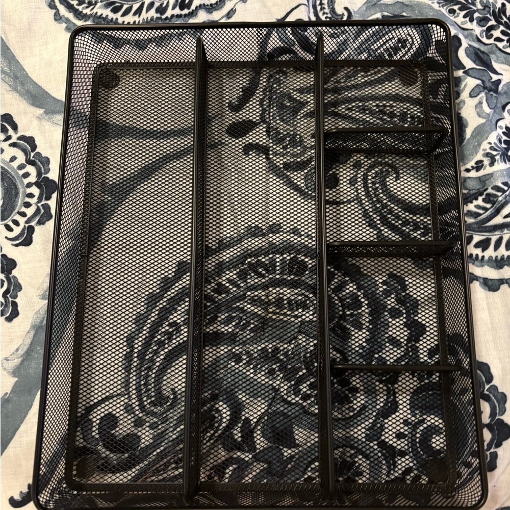 Black Mesh Drawer Organizer